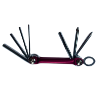 Мультитул набор шестигранников розовый Taiwan M-2