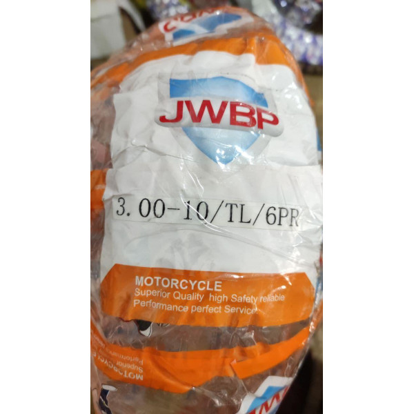 Мотопокрышка 3.00-10 TL 072 47J бескамерная JWBP