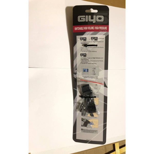 Насос с манометром GP-993 80/120 psi Giyo
