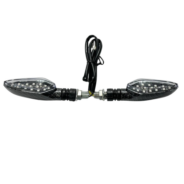 Повороти діодні човник LED карбон WKT/TL-05C JWBP