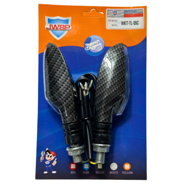 Повороти діодні човник LED карбон WKT/TL-05C JWBP