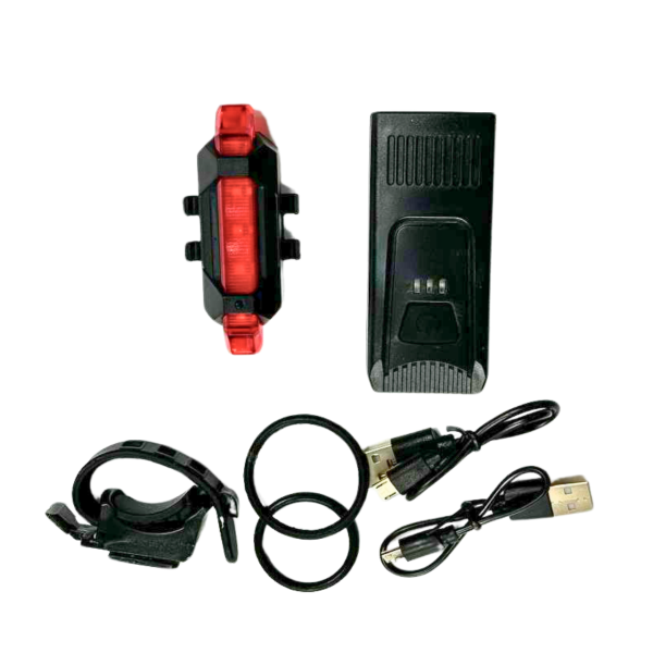 Фара велосипедная со стопом LED/USB 1803-1 Baisk