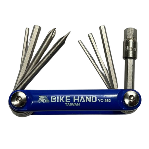 Мультитул YC-262 синий набор шестигранников BikeHand