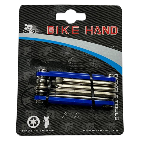 Мультитул YC-262 синий набор шестигранников BikeHand