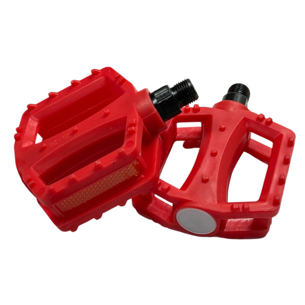 Педали детские JD-28 поликарбонат красные FPD