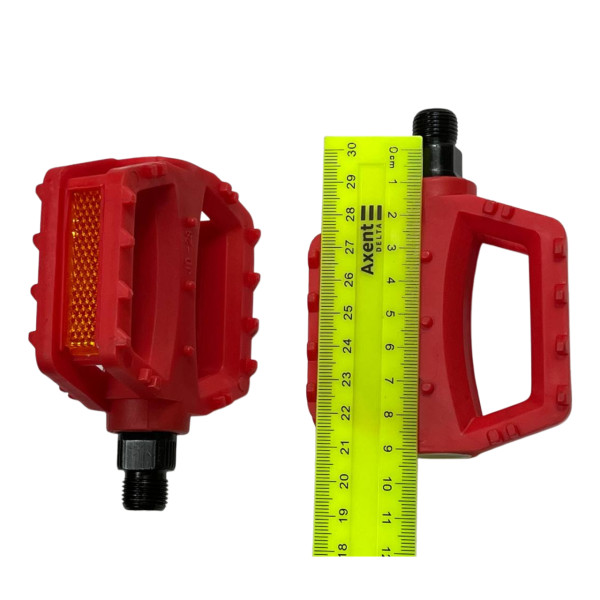 Педали детские JD-28 поликарбонат красные FPD