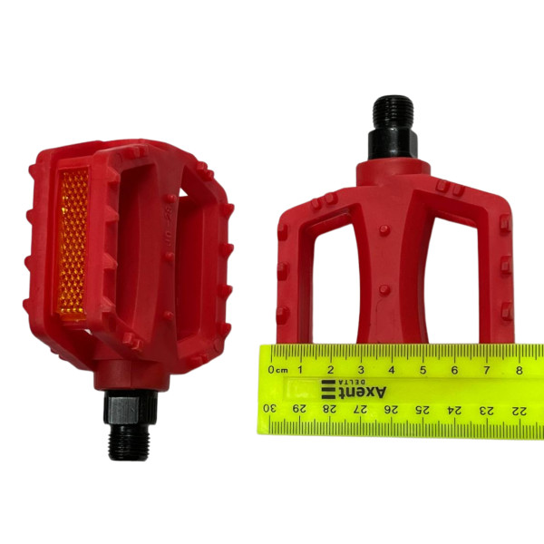 Педали детские JD-28 поликарбонат красные FPD