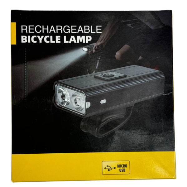 Фара велосипедная LED/USB C-TYPE BK-04 алюминиевая Baisk