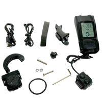 Велоспідометр 3 в 1 з фарою та сигналом ВК-1920-2Т6