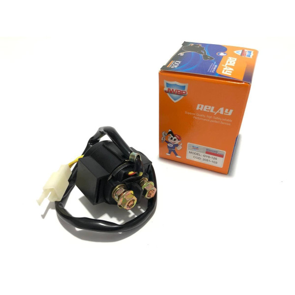 Реле стартера GY6 50-150 4Т с фишкой JWBP