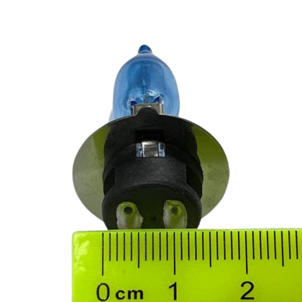 Лампа фары P15D синяя 25-1 12V 35W JWBP