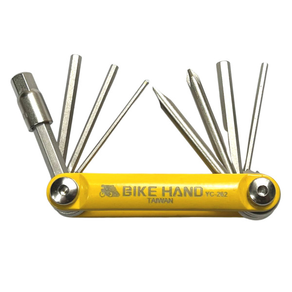 Мультитул YC-262 жовтий набір шестигранників BikeHand