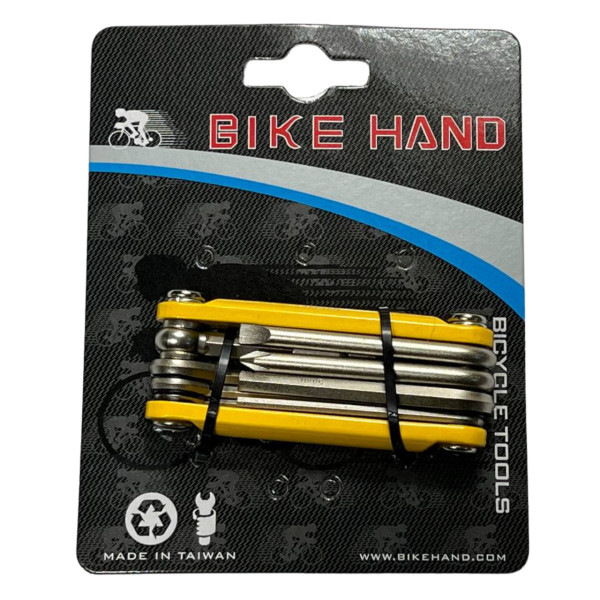 Мультитул YC-262 жовтий набір шестигранників BikeHand