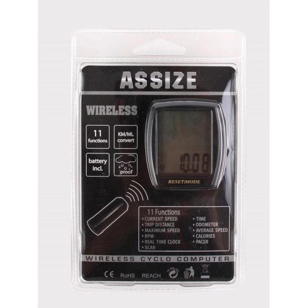 Велоспидометр беспроводной AS-4000 11 режимов ASSIZE