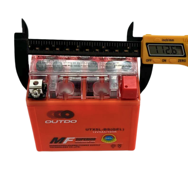 Гелевый аккумулятор UTX5L-BS 12V 5Ah/10HR Outdo