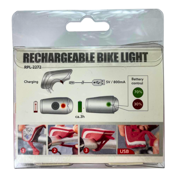 Фара велосипедная LED SA-18 аккумуляторная RPL-2272