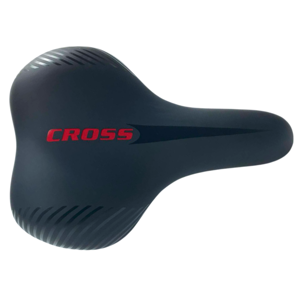 Седло велосипедное CROSS черно-красное