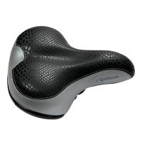 Сідло на пружинах чорно-сіре Agilette 109