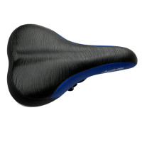 Седло на пружинах черно-синее Agilette 69E