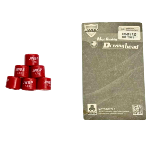 Ролики вариатора 7.5г GY6 50-80сс 6шт JWBP