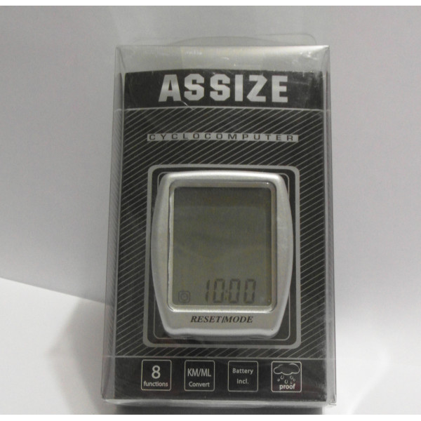 Велоспидометр проводной AS-408 8 режимов ASSIZE