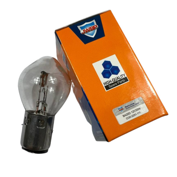 Лампа фары груша BA20D 12V 35W JWBP
