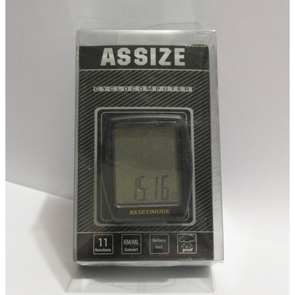Велоспідометр провідний 11 режимів ASSIZE AS 401