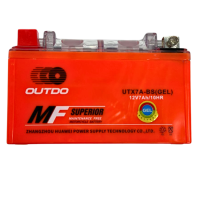 Гелевый аккумулятор UTX7A-BS 12V 7Ah/10HR Outdo