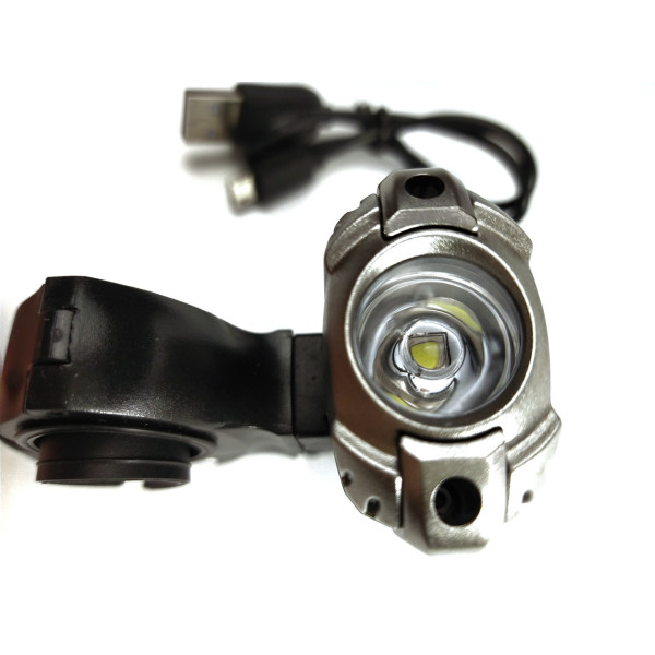 Фара велосипедная LED G-42 синяя аккумуляторная RPL-2273