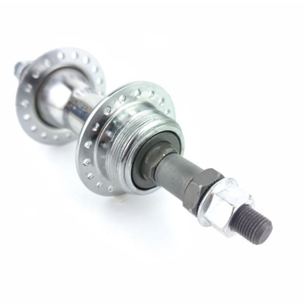 Втулка задня метал 36 спиць хром 175 мм Shunfeng 02