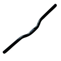 Кермо металеве з вигином 25.4 мм 520 мм чорне