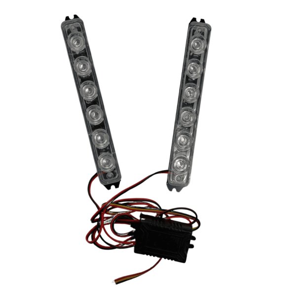 Мигалка мото LED красно-синяя 12V ZW334