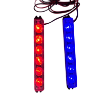 Мигалка мото LED красно-синяя 12V ZW334