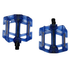 Педали велосипедные JD-287 поликарбонат синие Hengchi