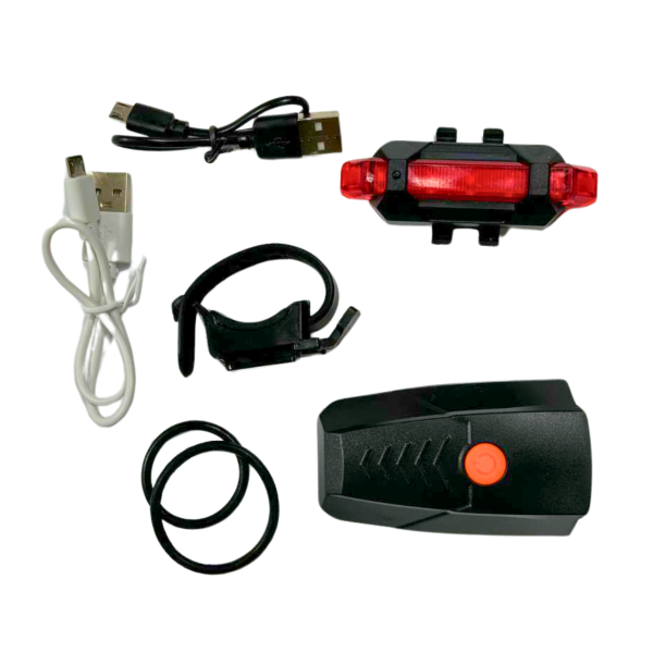 Фара велосипедная со стопом LED/USB BSK-178-1 Baisk