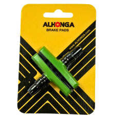 Колодки ободные резьбовые зеленые Alhonga