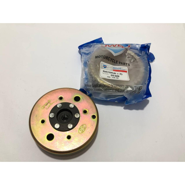 Магнит генератора GY6 50-60сс 6+2 GO
