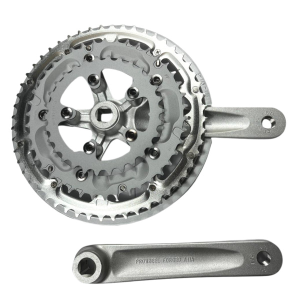 Шатуны ATIA P21 52/42/30 170мм Prowheel