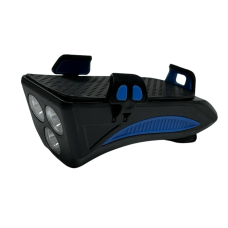 Фара 4в1 FY-319B синяя с сигналом и держателем телефона LED/USB YAJIAPLUS