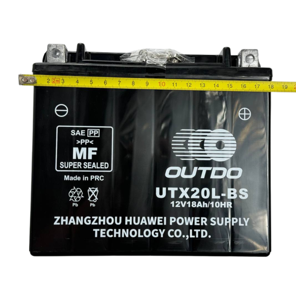 Кислотный аккумулятор UTX20L-BS 12V 18Ah/10HR Outdo