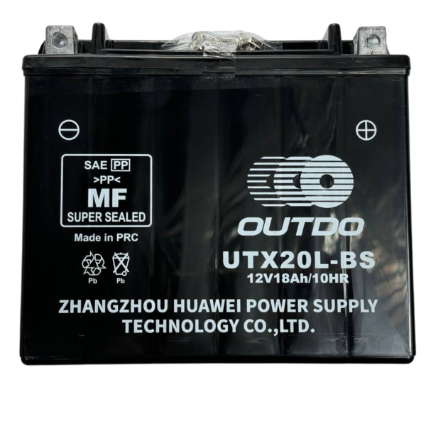 Кислотный аккумулятор UTX20L-BS 12V 18Ah/10HR Outdo