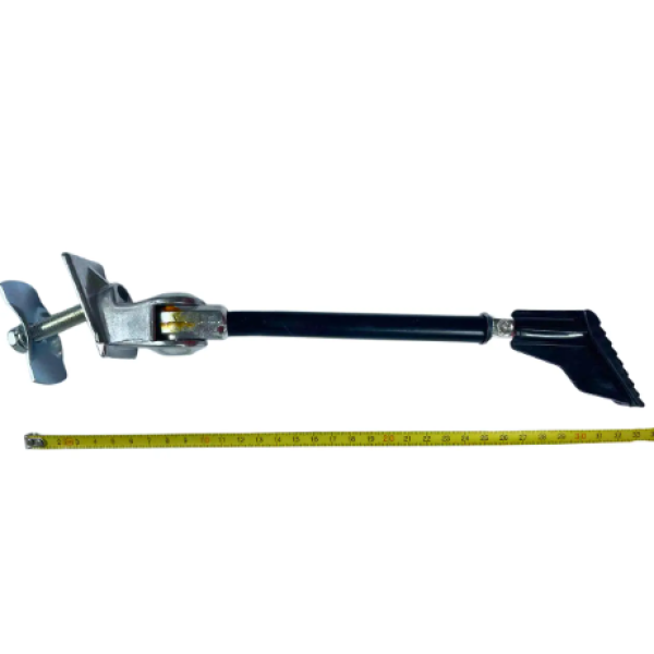 Підніжка 24-26 чорна центральна алюмінієва регульована Shunfeng