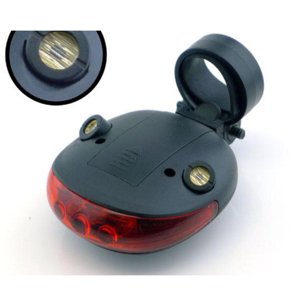 Стоп-сигнал велосипедный LED JY-2L с лазерной дорожкой Jing Yi