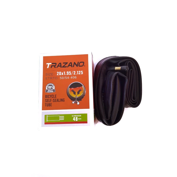 Камера гелевая 20x1.95/2.125 50/54-406 Schrader 48мм Trazano