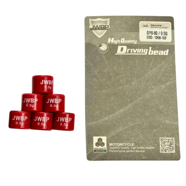 Ролики вариатора 9.5г GY6 50-80сс 6шт JWBP