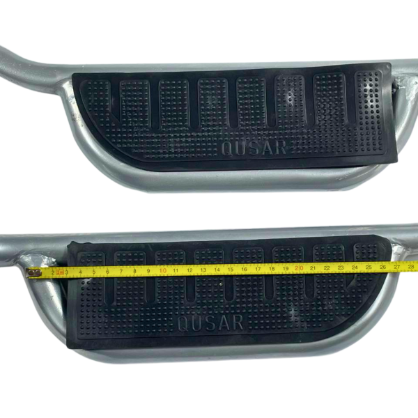 Багажник із підніжками сріблястий Delta