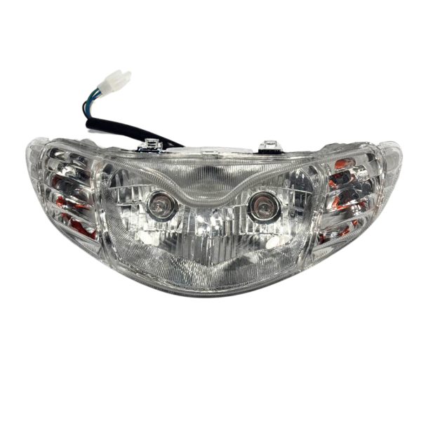 Фара мото Viper Active с белыми поворотниками
