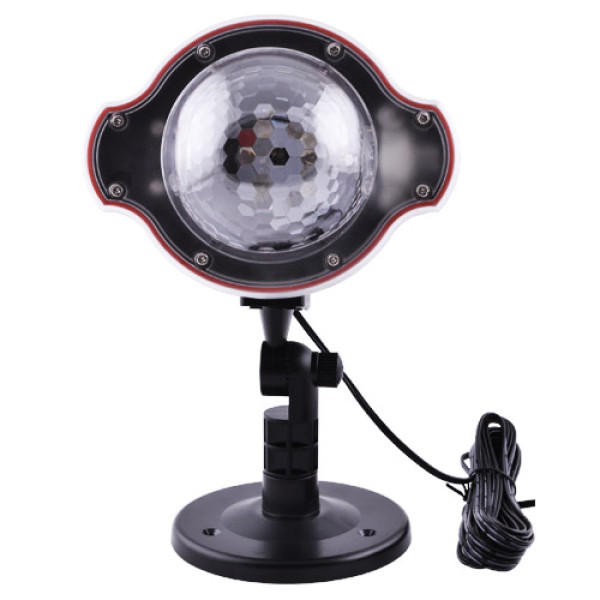 Світлодіодний проектор лазерний 3-х кольоровий Waterproof будинок + вулиця Star Shower 809