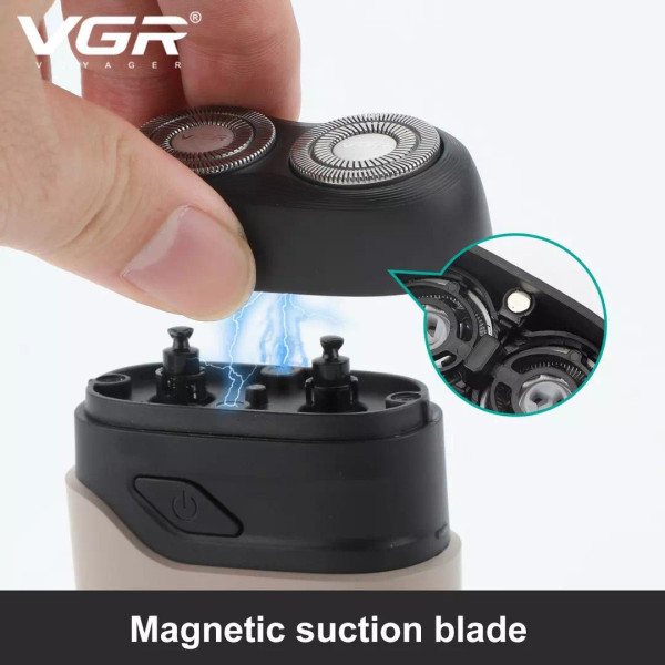 Електробритва роторна IPX7 Grey VGR V-345