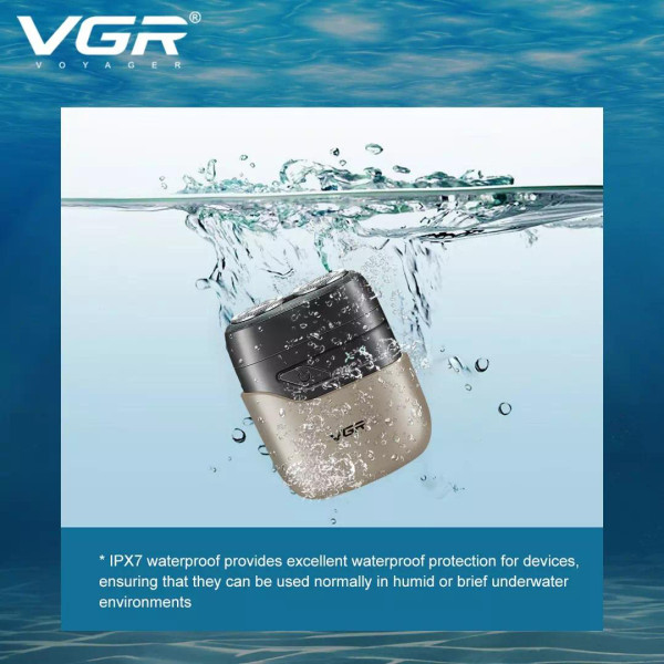 Електробритва роторна IPX7 Grey VGR V-345